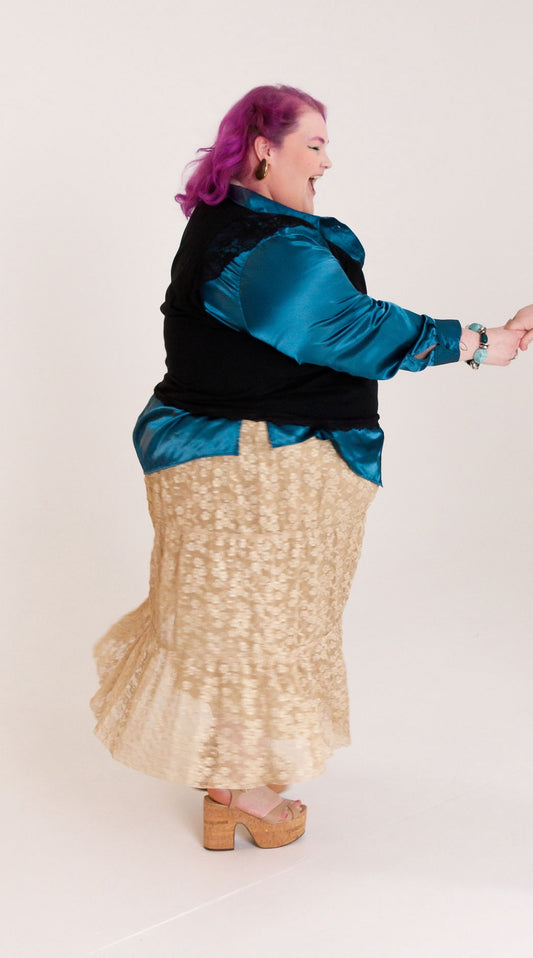 Lane Bryant Lace Maxi Skirt