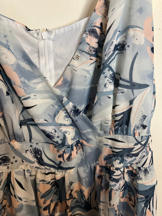 Hailey & Co Multicolor Blue Mini Dress