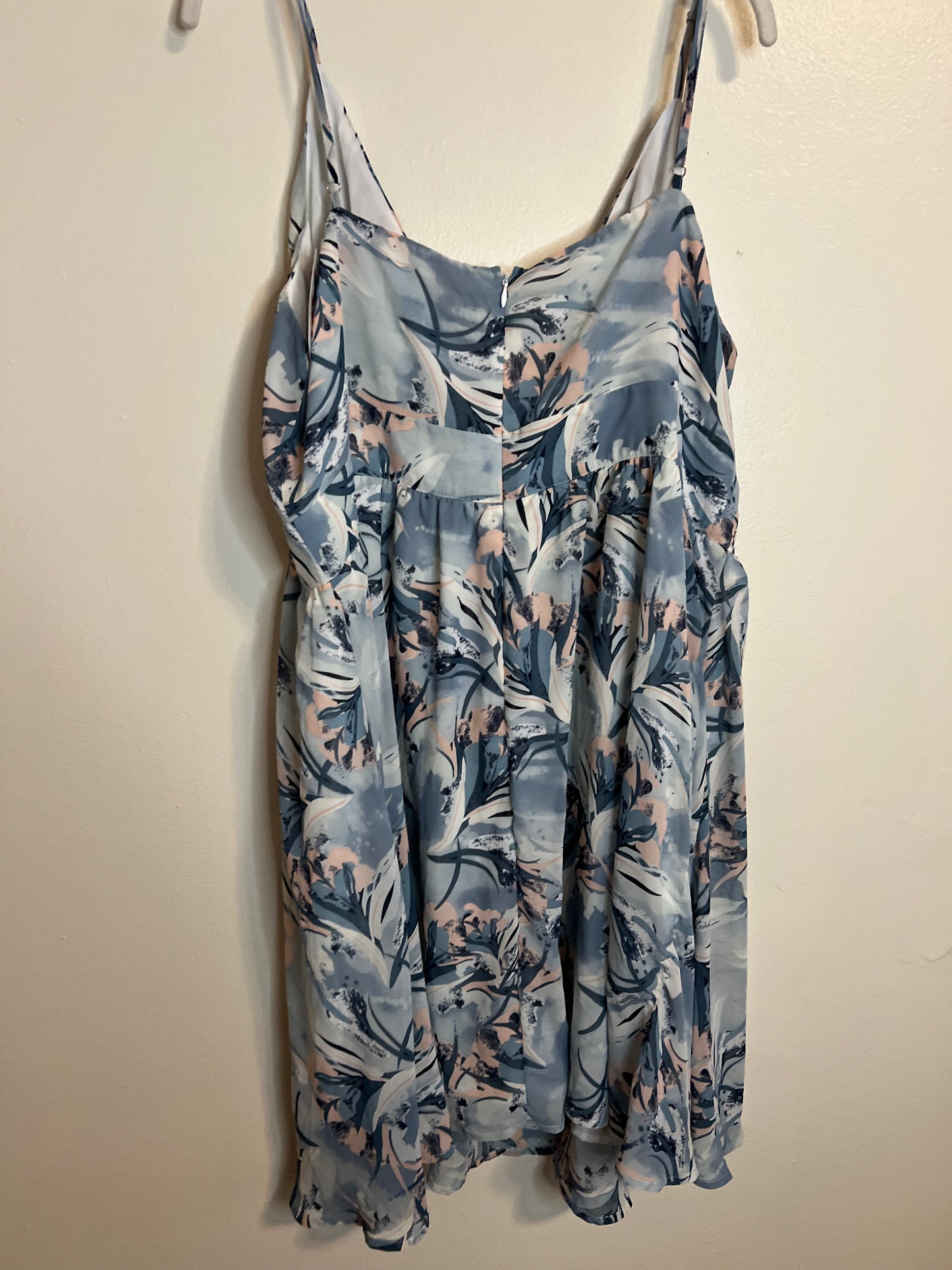 Hailey & Co Multicolor Blue Mini Dress