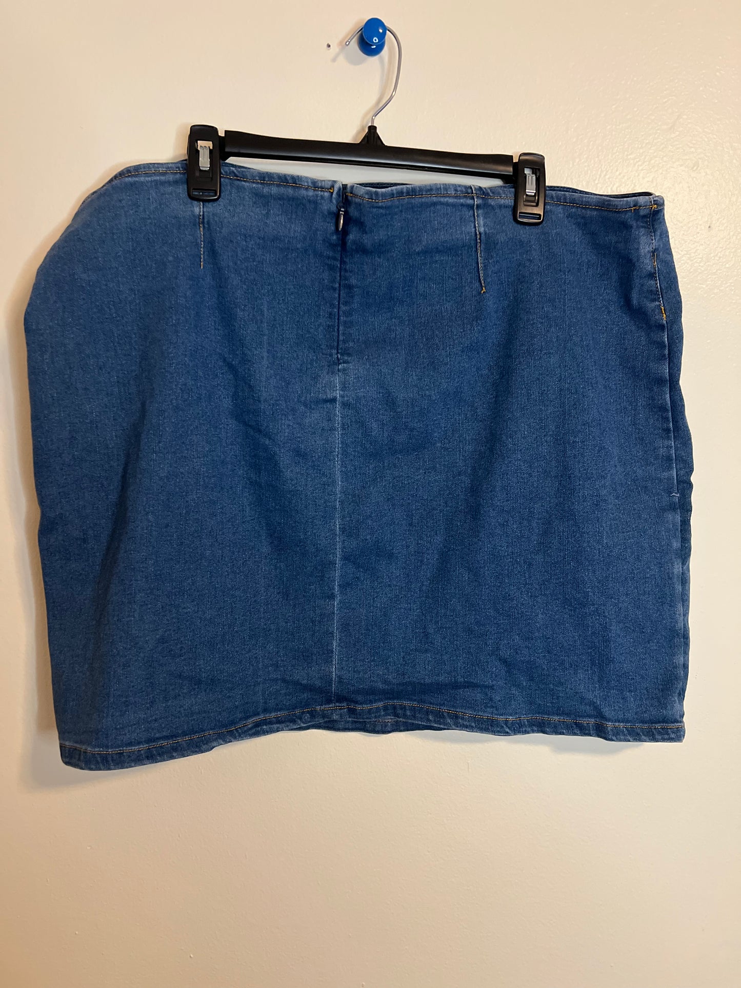 Abound Faux Wrap Denim Skirt