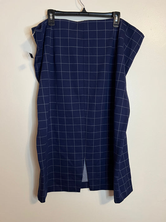 Lord & Taylor Blue Pencil Skirt