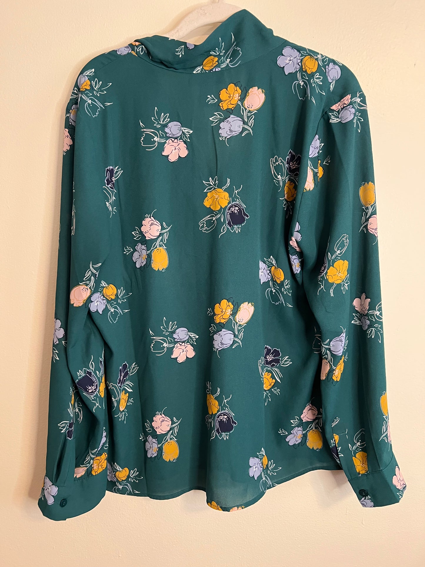 Modcloth Floral Blouse