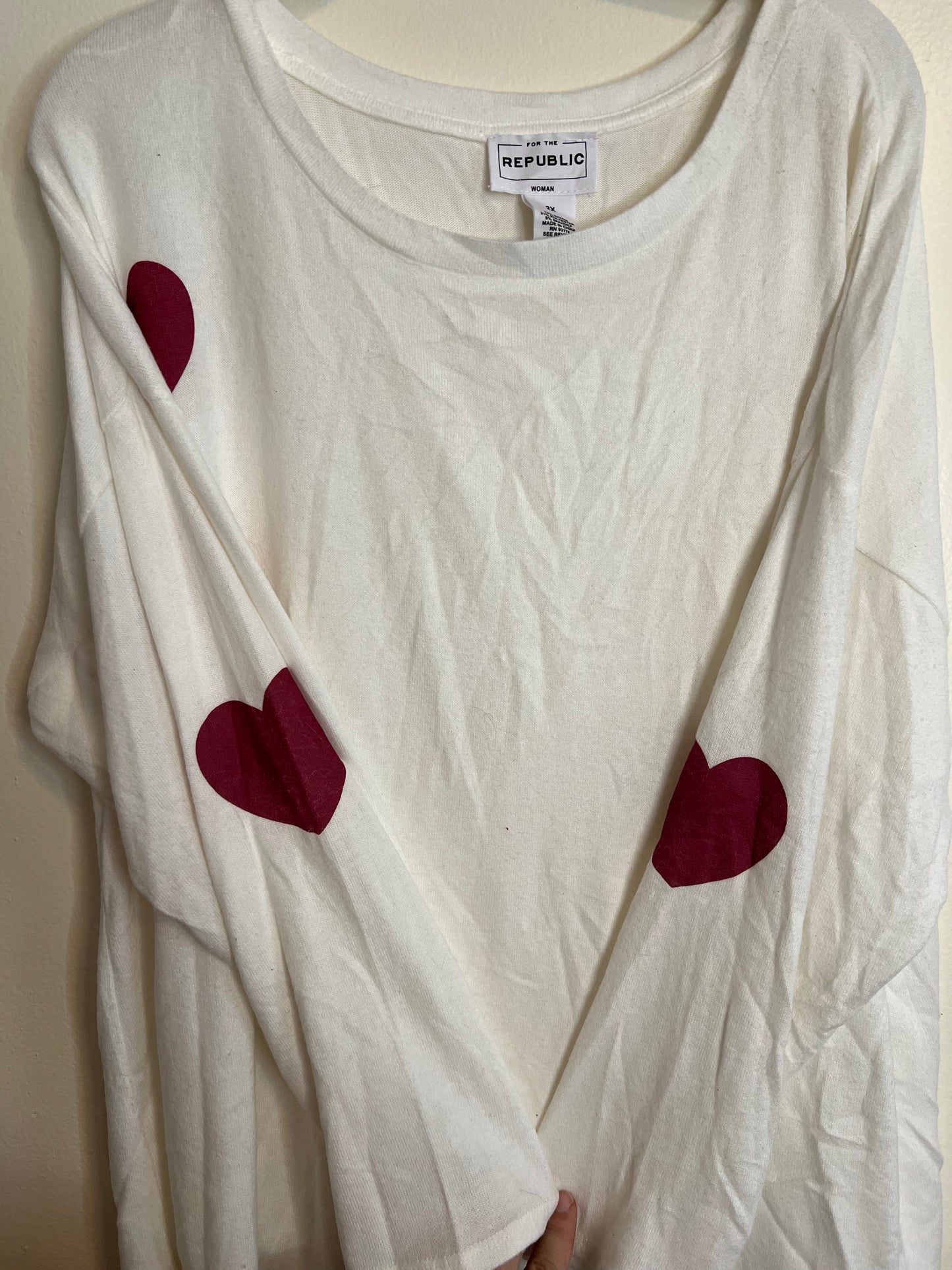 For The Republic Heart Sweater