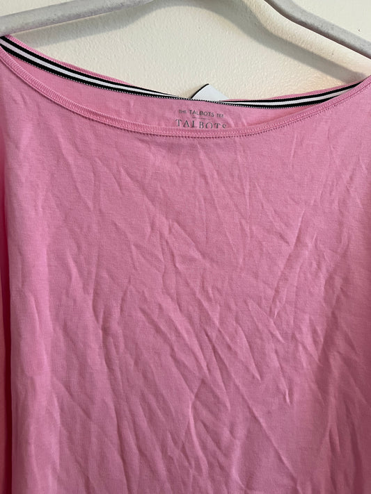 Talbots Pink Long Sleeve Top