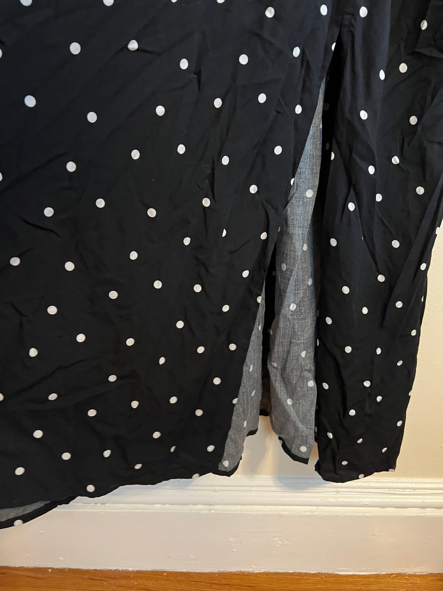 GAP Black and White Polka Dot Dress
