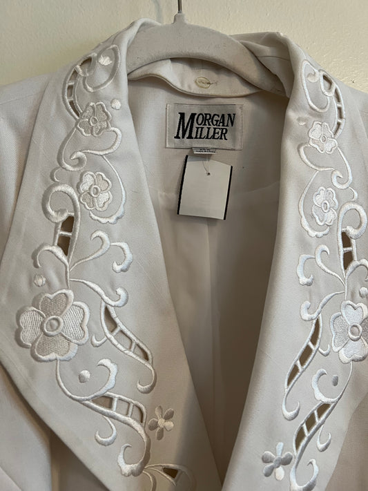 Vintage Morgan Miller White Blazer