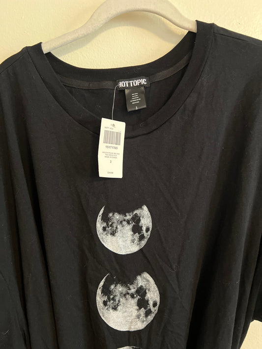 Hot Topic Moon T-shirt Dress w/belt