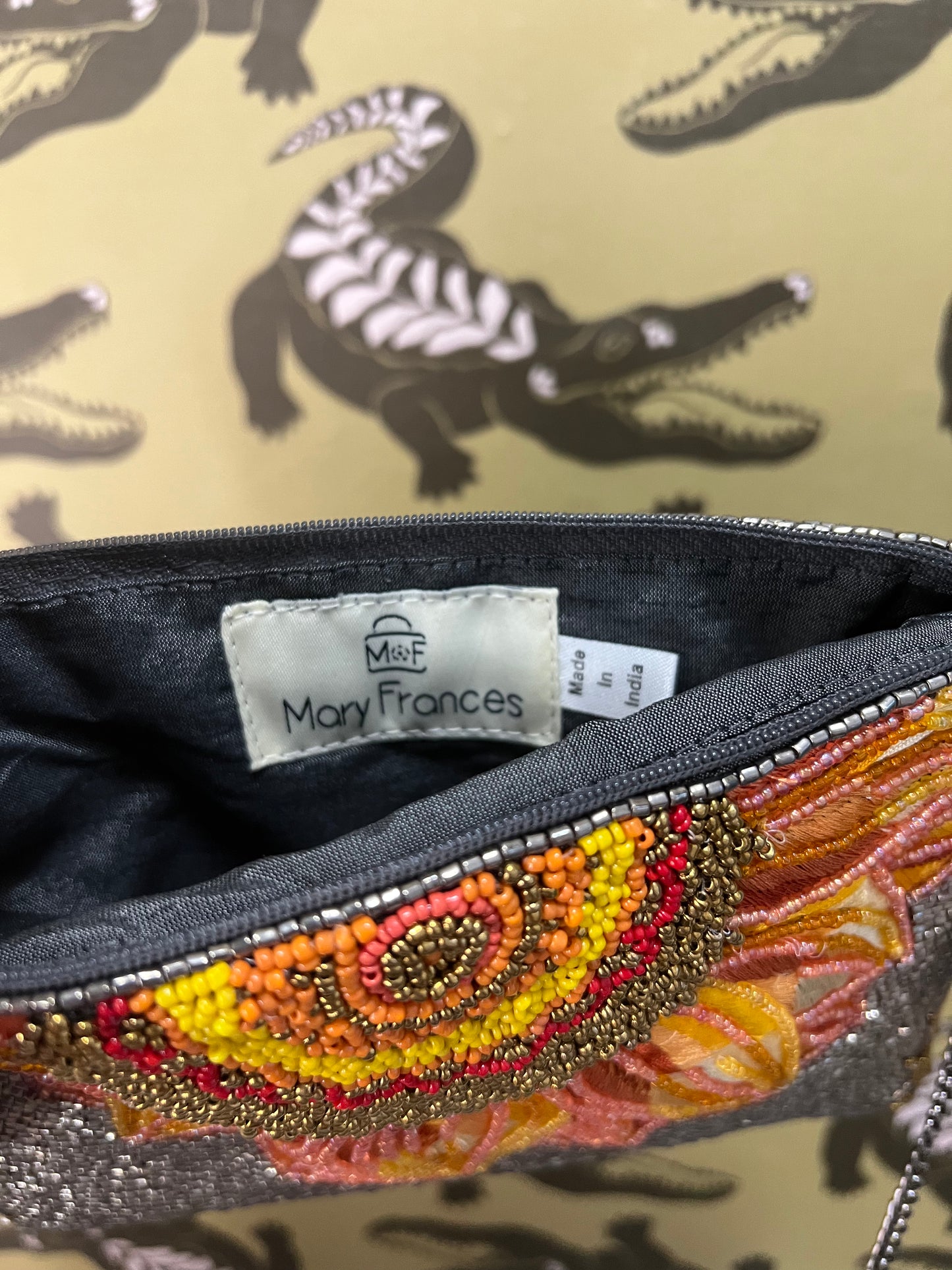 Mary Frances "Follow the Sun" Beaded Crossbody