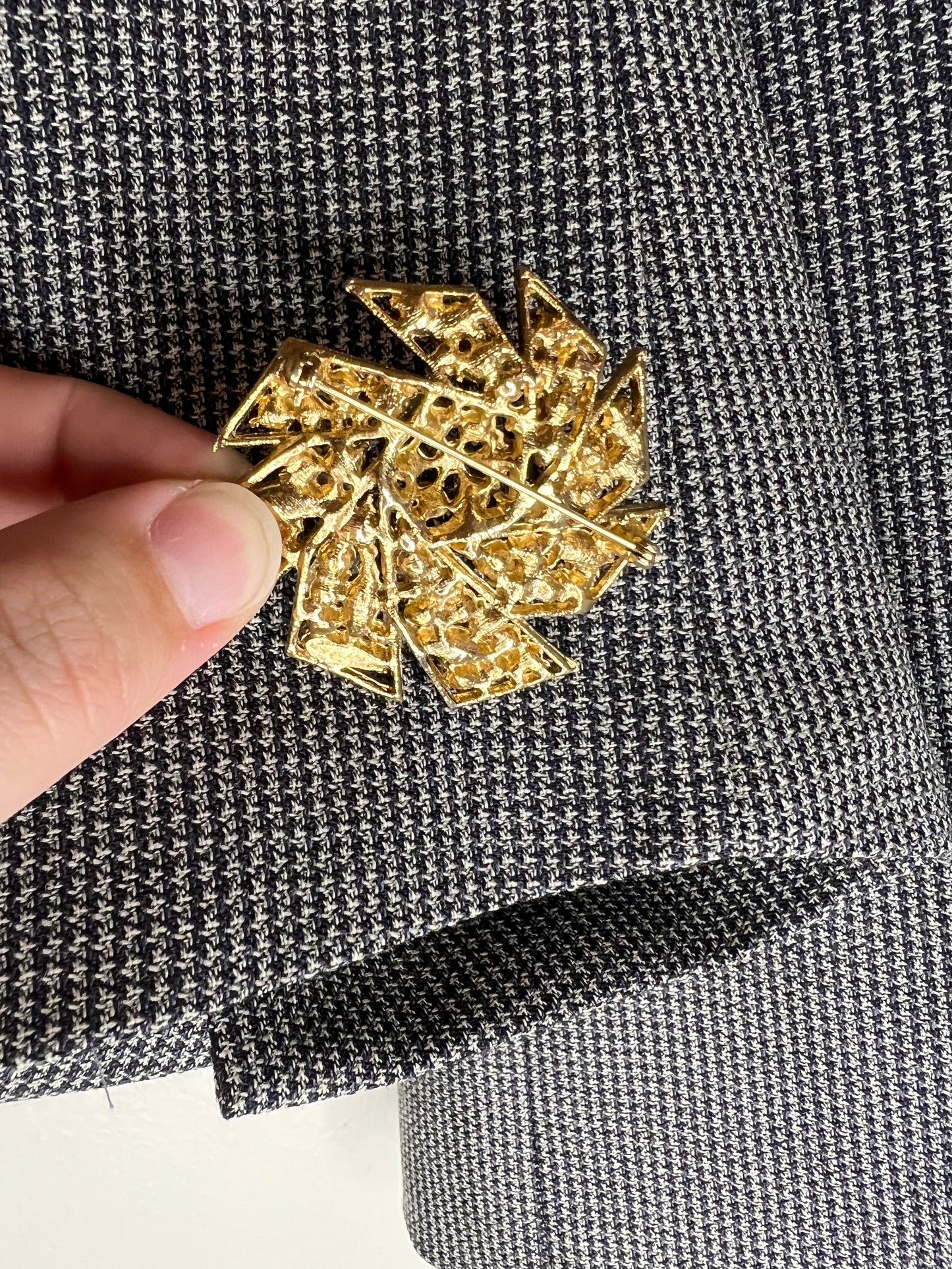 Uranium Flower Brooch