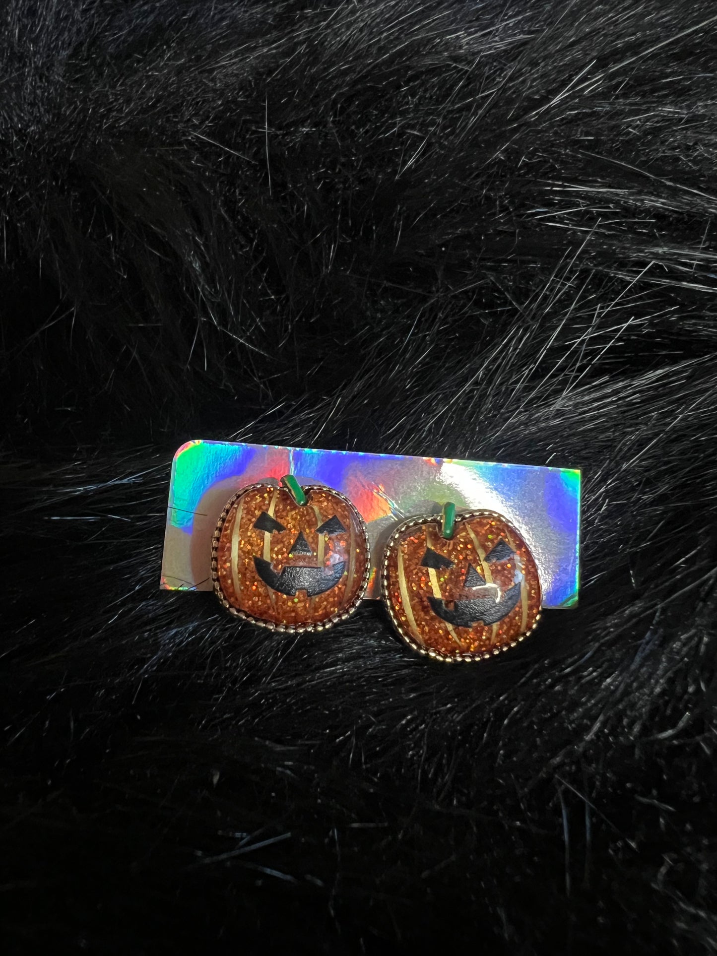 Betsey Johnson Pumpkin Studs