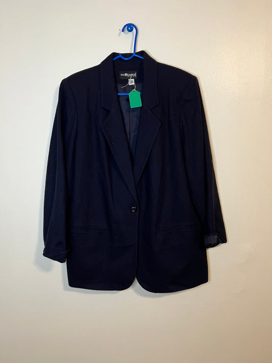Sag Harbor Blue 100% Wool Blazer