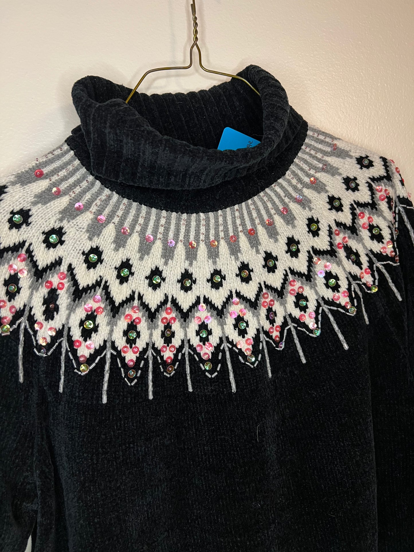 White Stag Sequined Sweater