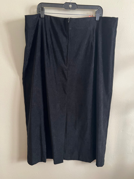 Briggs NY Black Midi Skirt