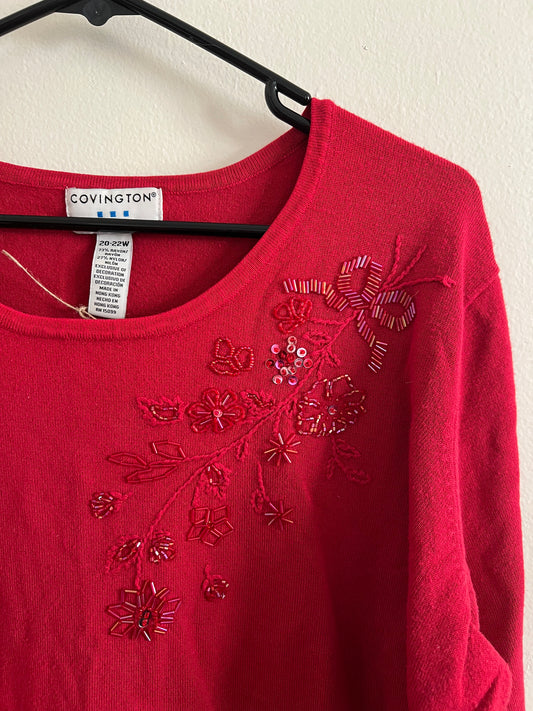 Covington Sweater with Beading detail