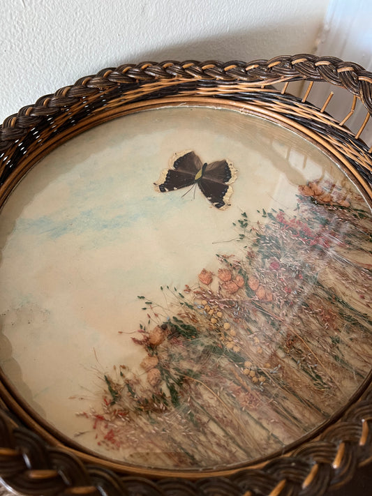 Vintage Dried Flower Tray