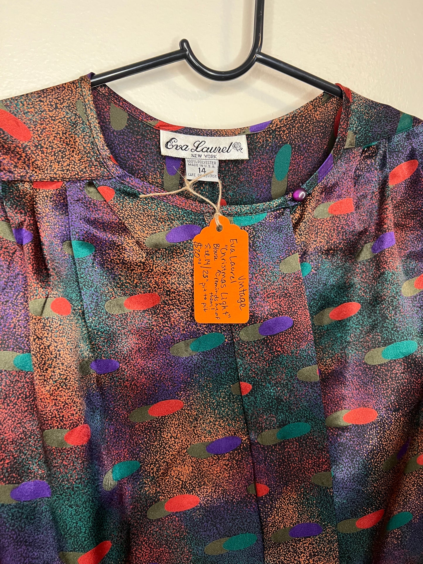 Vintage Eva Laurel Blouse