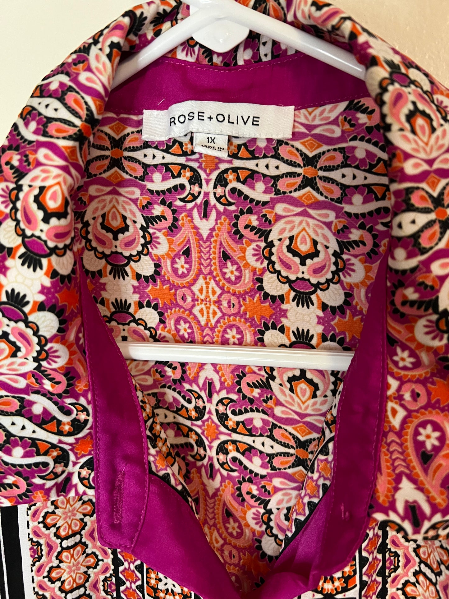 Rose&Olive Patterned Blouse