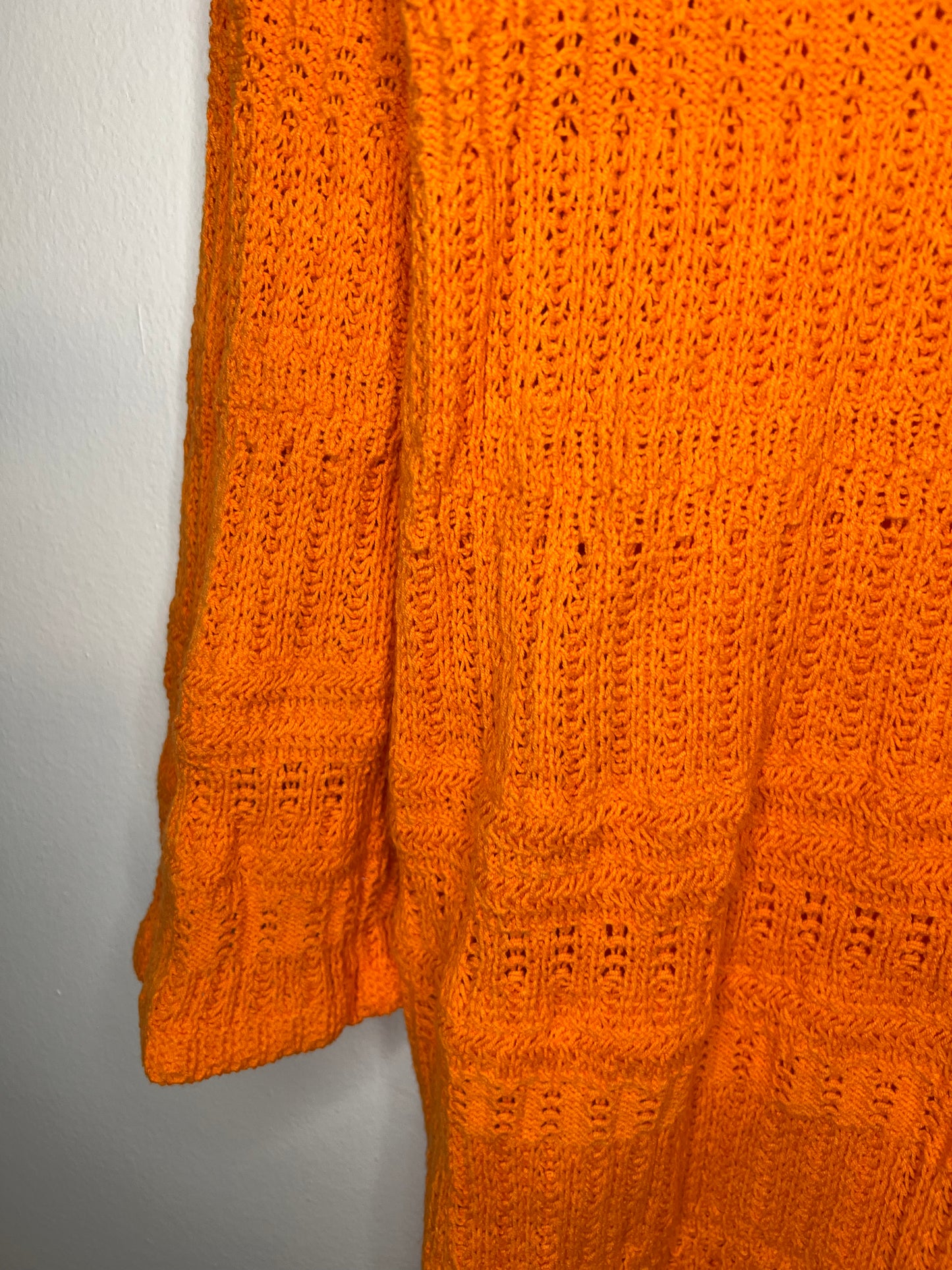 Scoop Orange Knit Dress