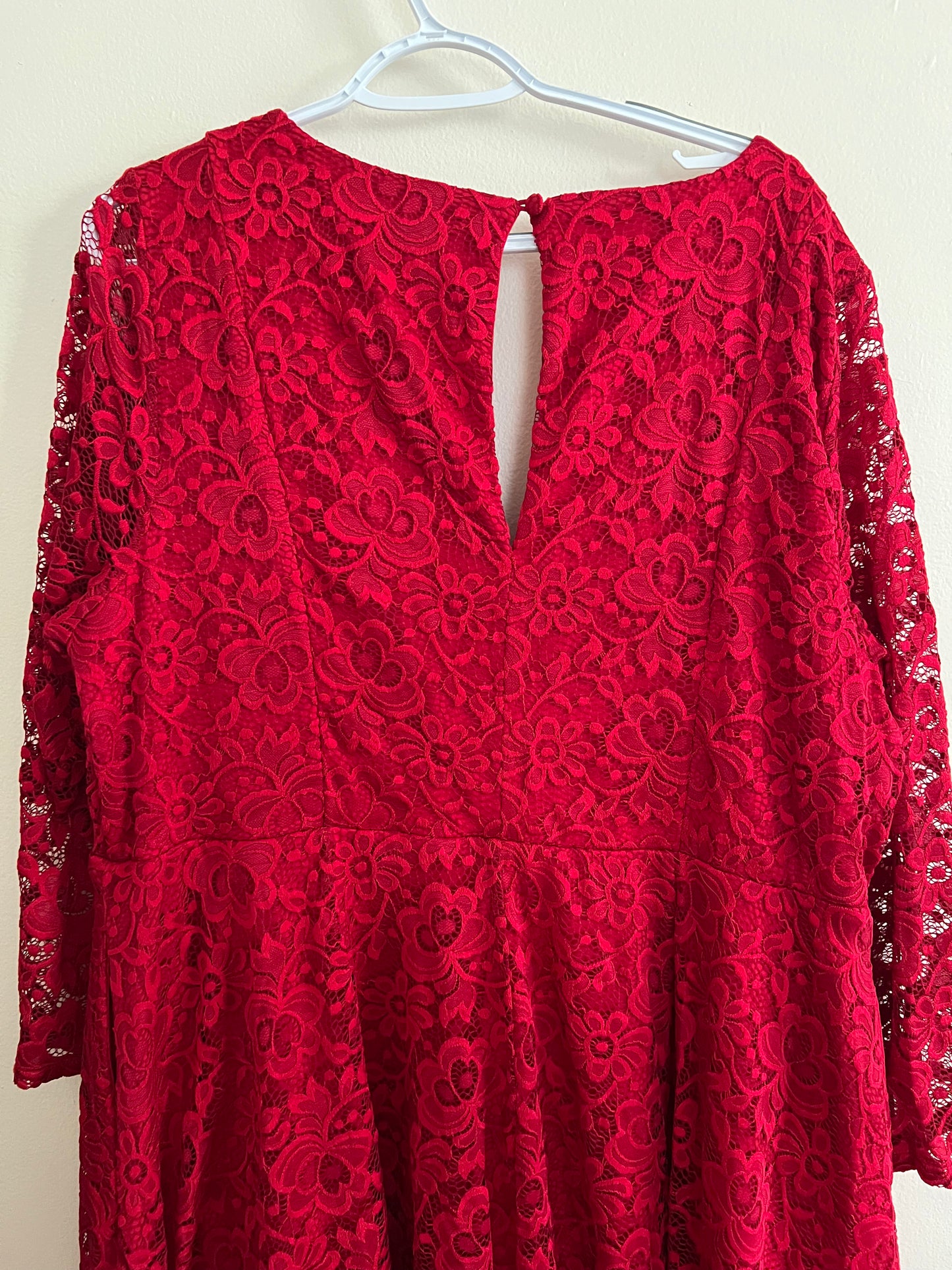 Torrid Red Lace Dress