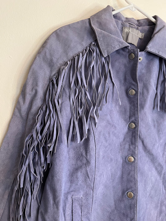 ASOS Leather Fringe Jacket