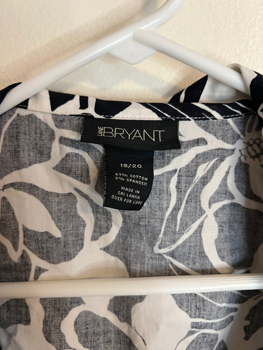 Lane Bryant Floral Wrap Top