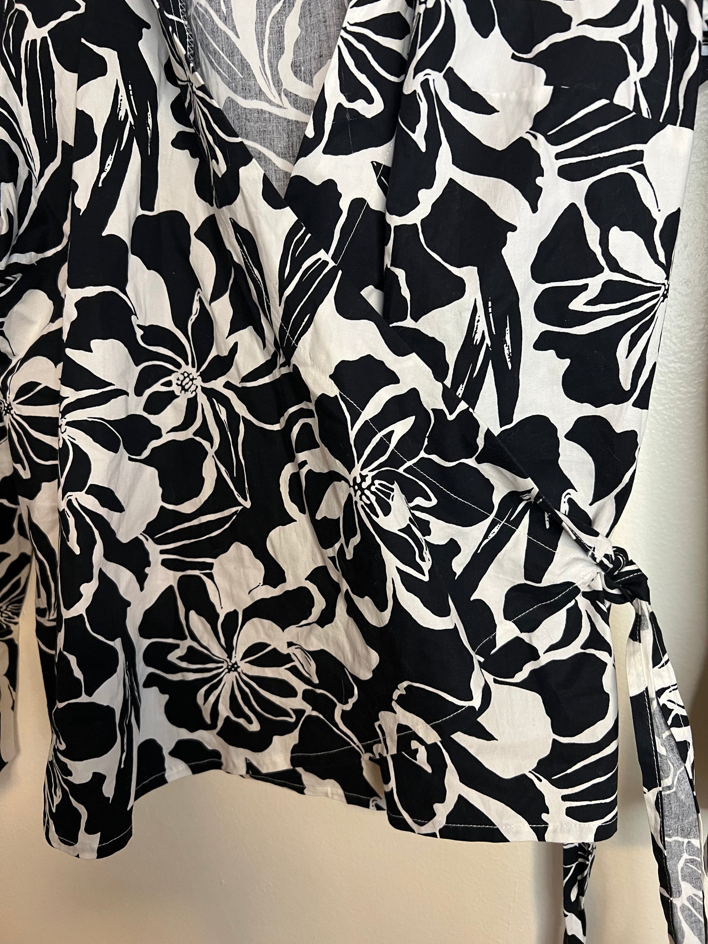 Lane Bryant Floral Wrap Top