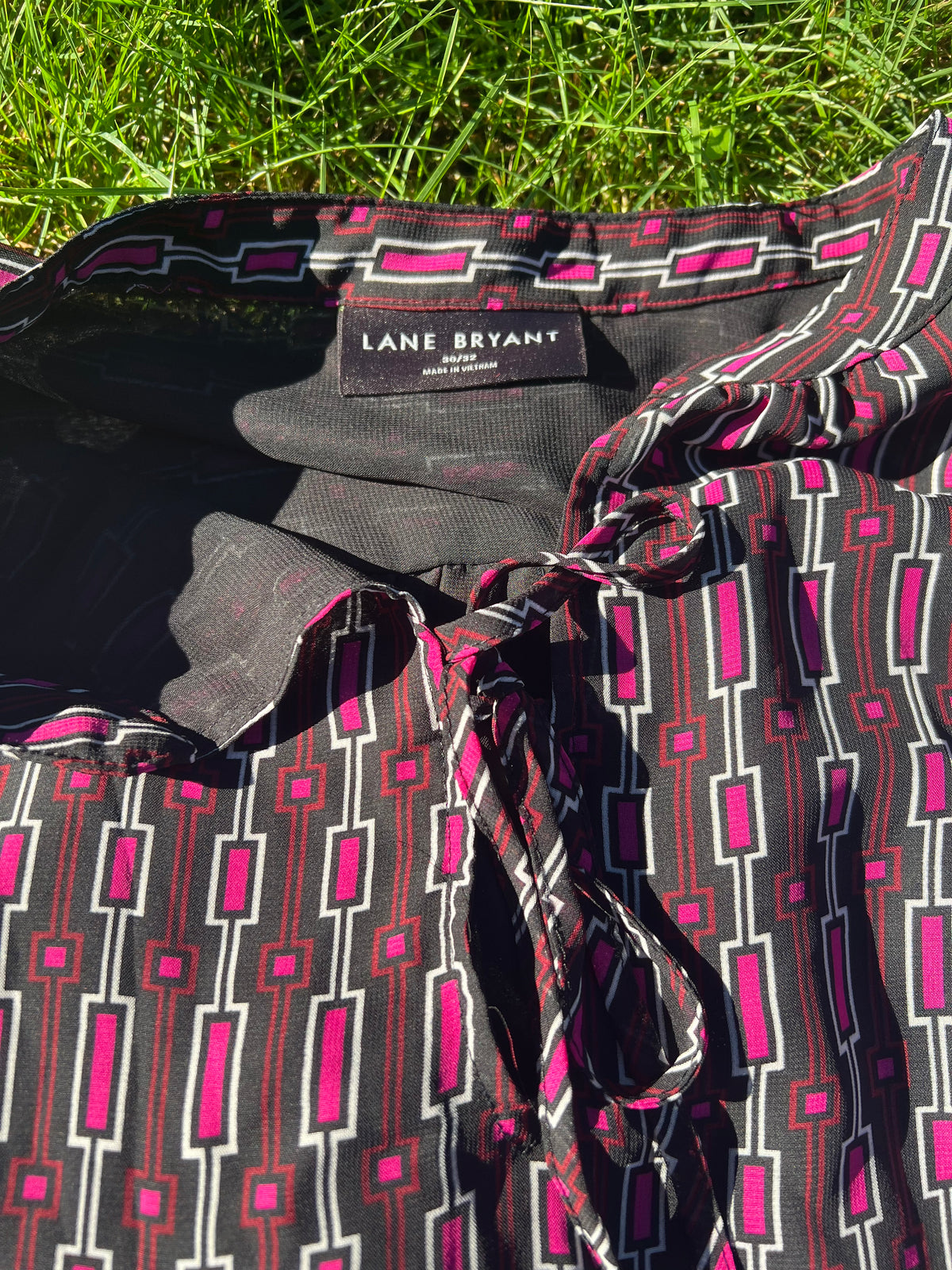 Lane Bryant Patterned Blouse