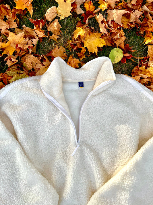 Old Navy Sherpa Pullover with Quarter Zip
