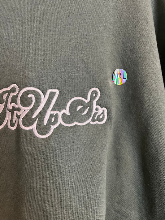 Fuck it up Sis Green Pullover Sweater