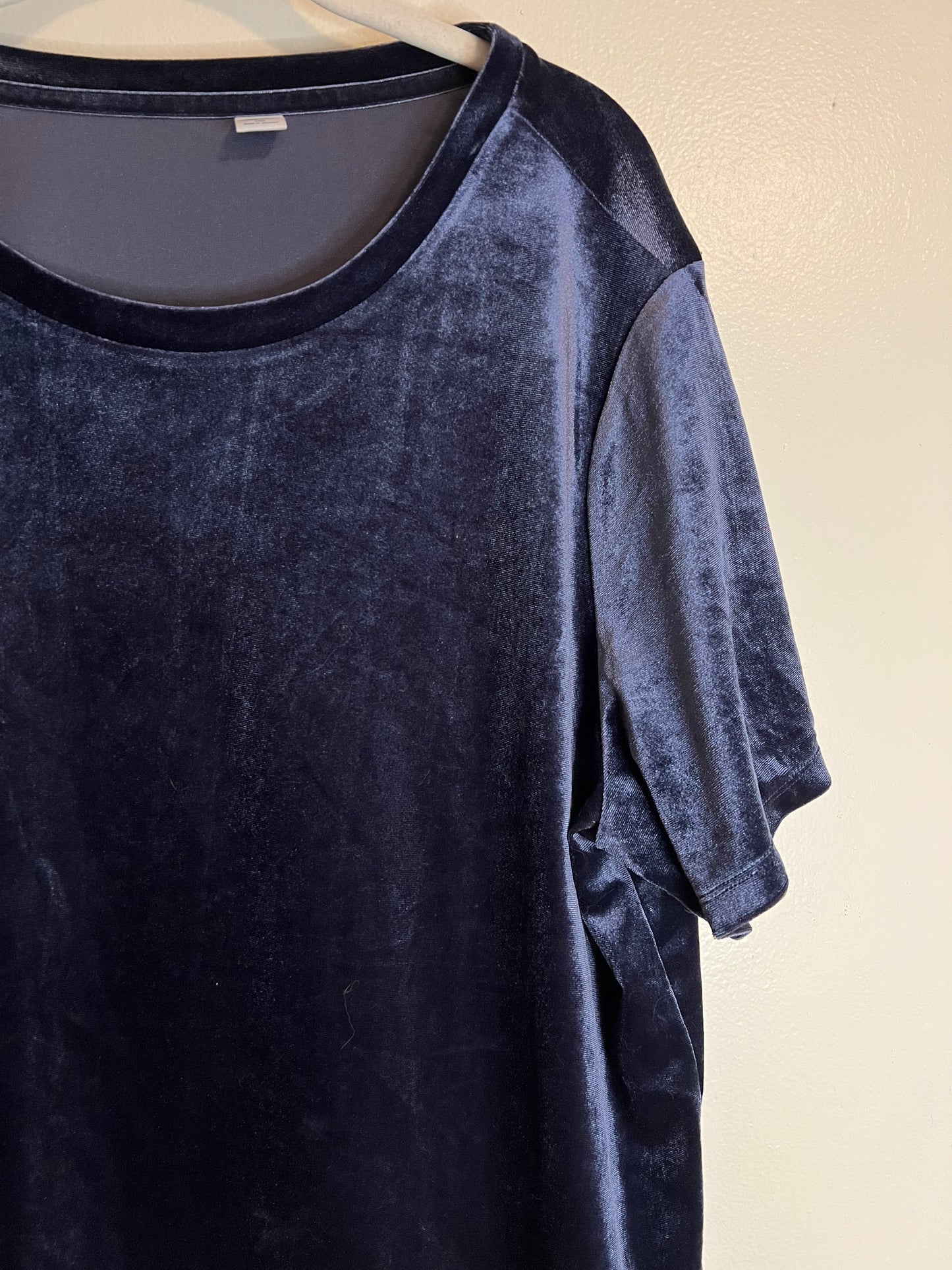 Old Navy Blue/purple Velvet Tshirt