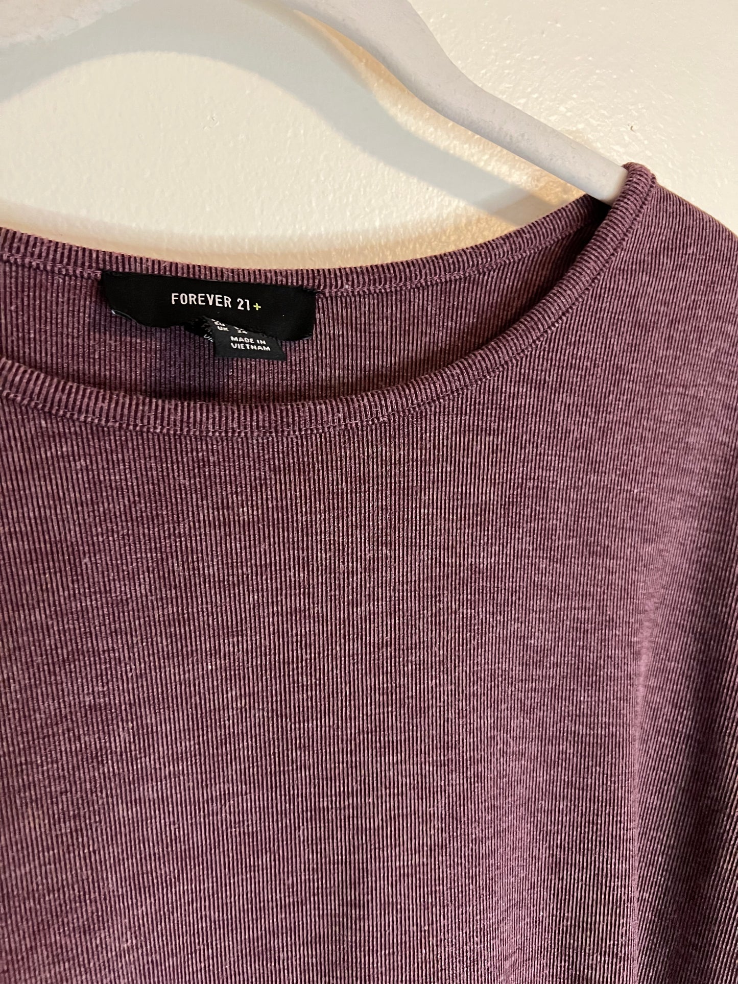 Forever21 Purple Long Sleeve Dress