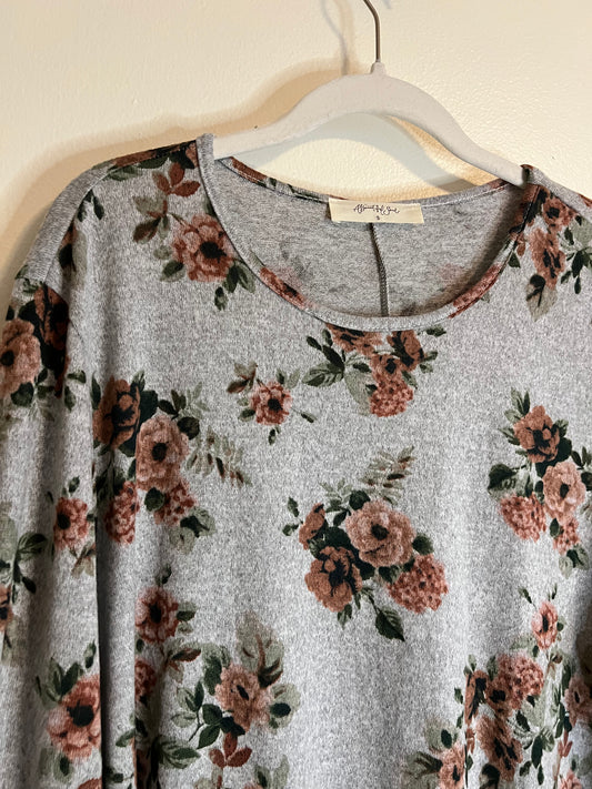 A Beautiful Soul Floral Sweater Dress