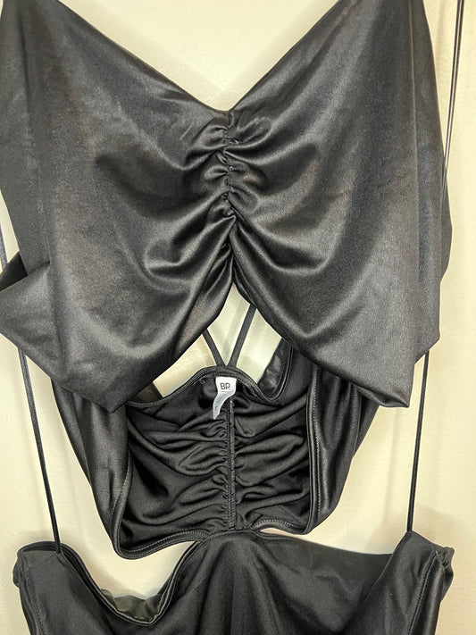 BP. Black Dress With Large Cutout Detail