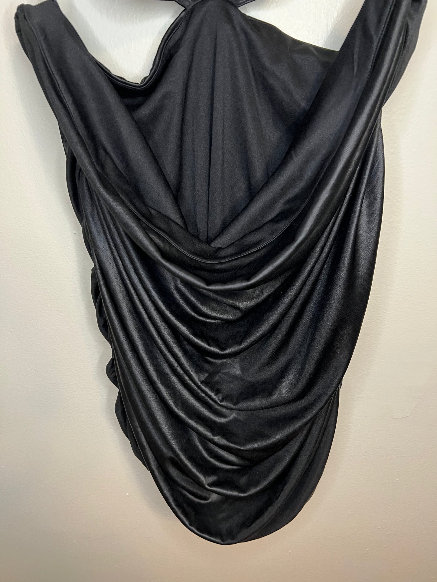 BP. Black Dress With Large Cutout Detail