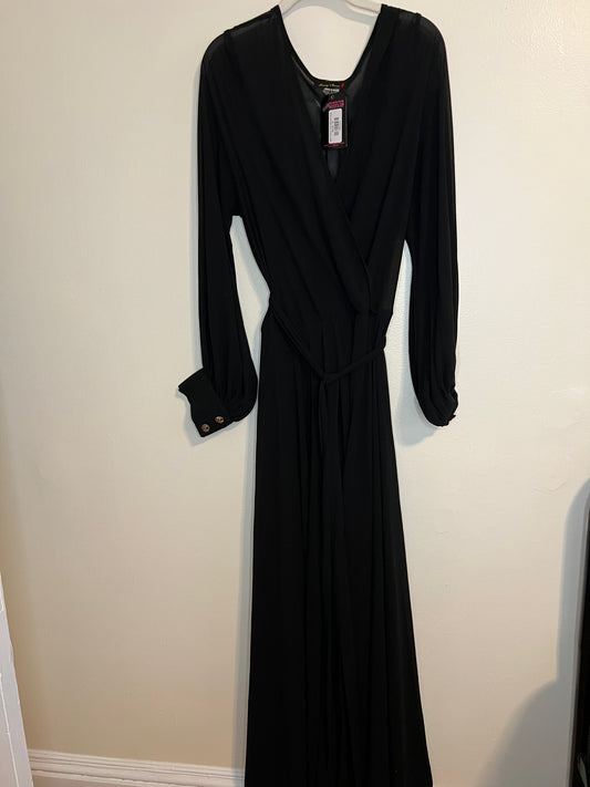 Sexy Diva Sheer Black Dress V Neck Die With Your Boots On