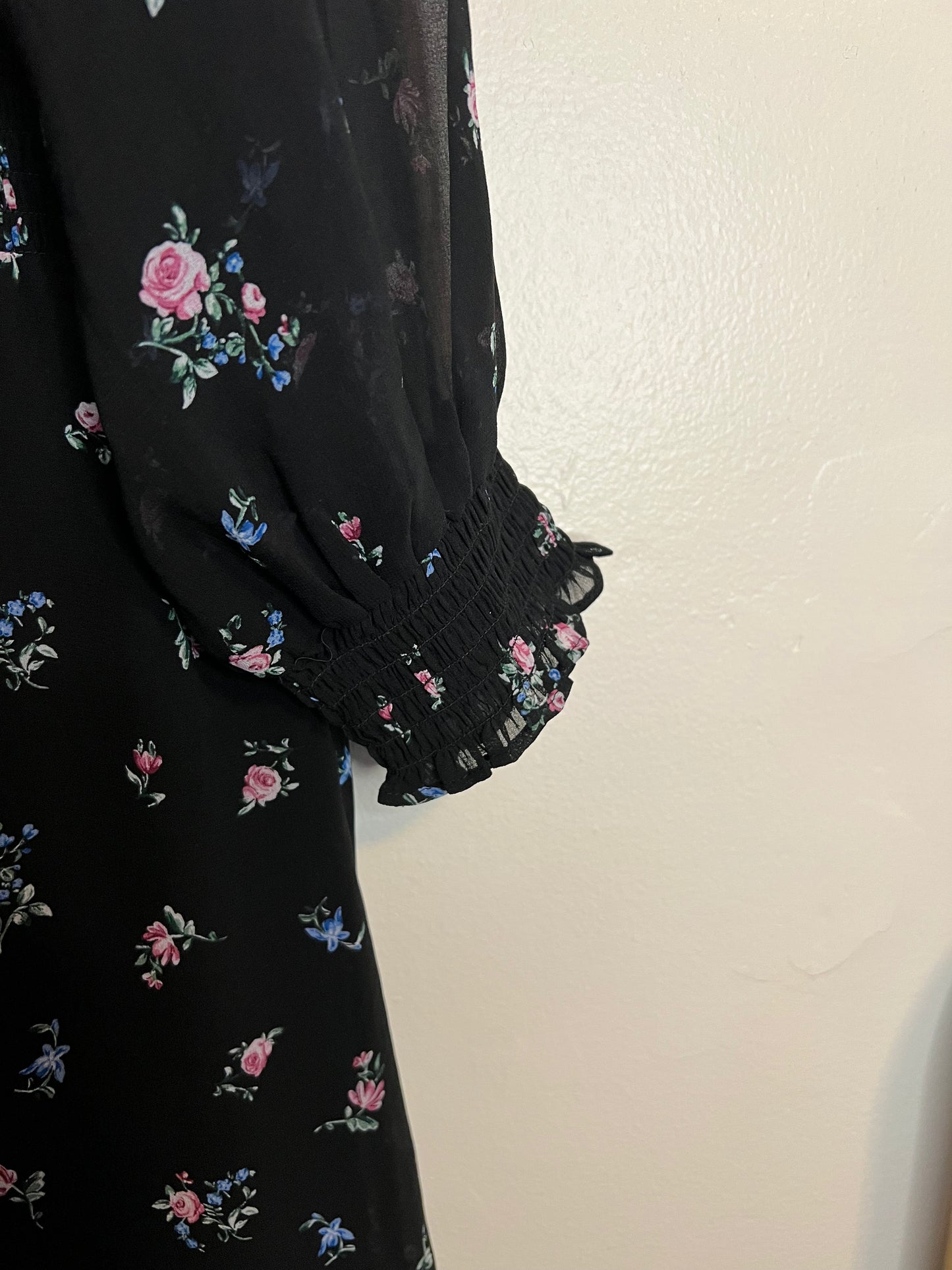 1. State Size Floral Maxi High Low Dress