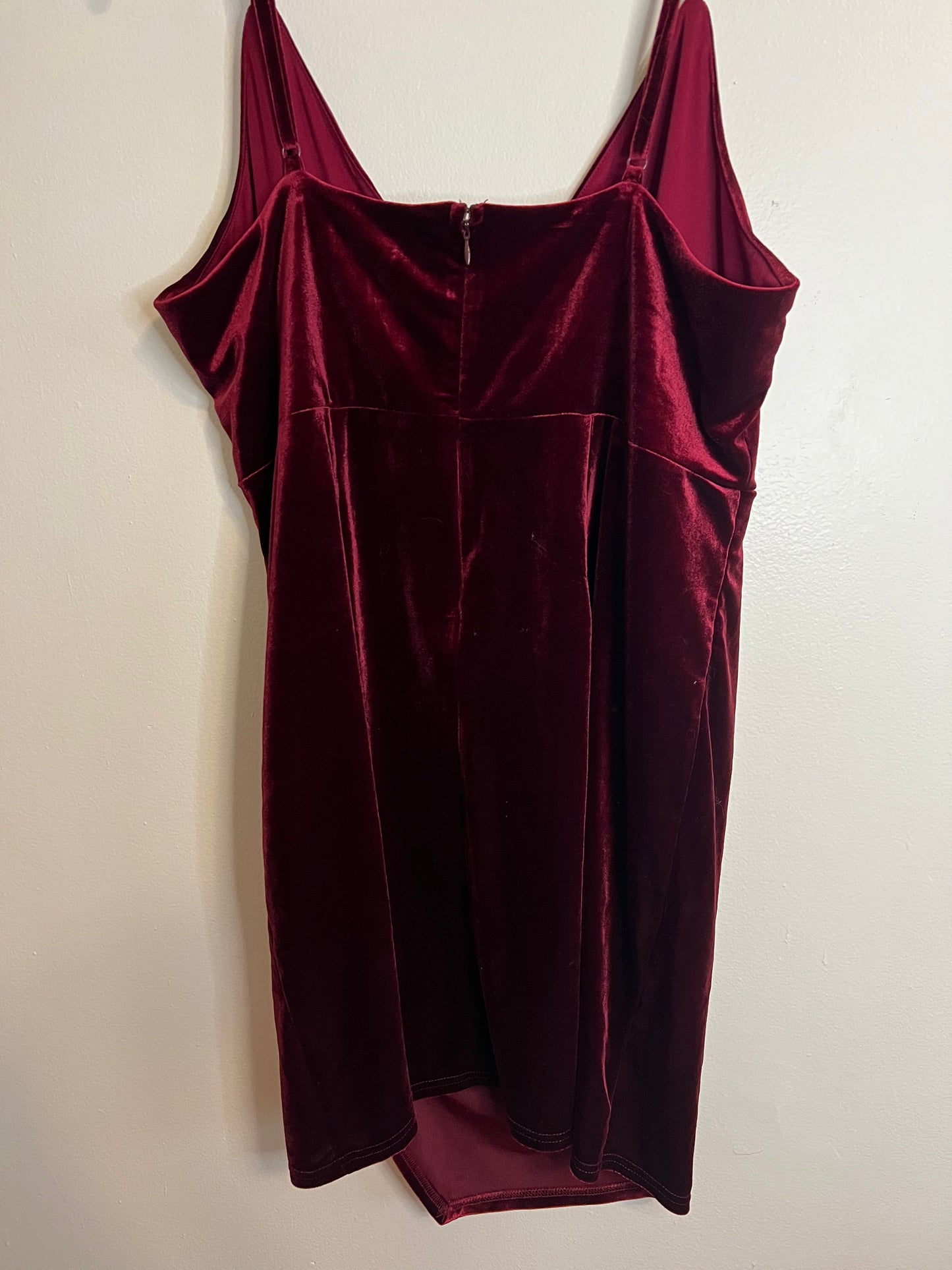 Forever 21 Red Velvet Dress