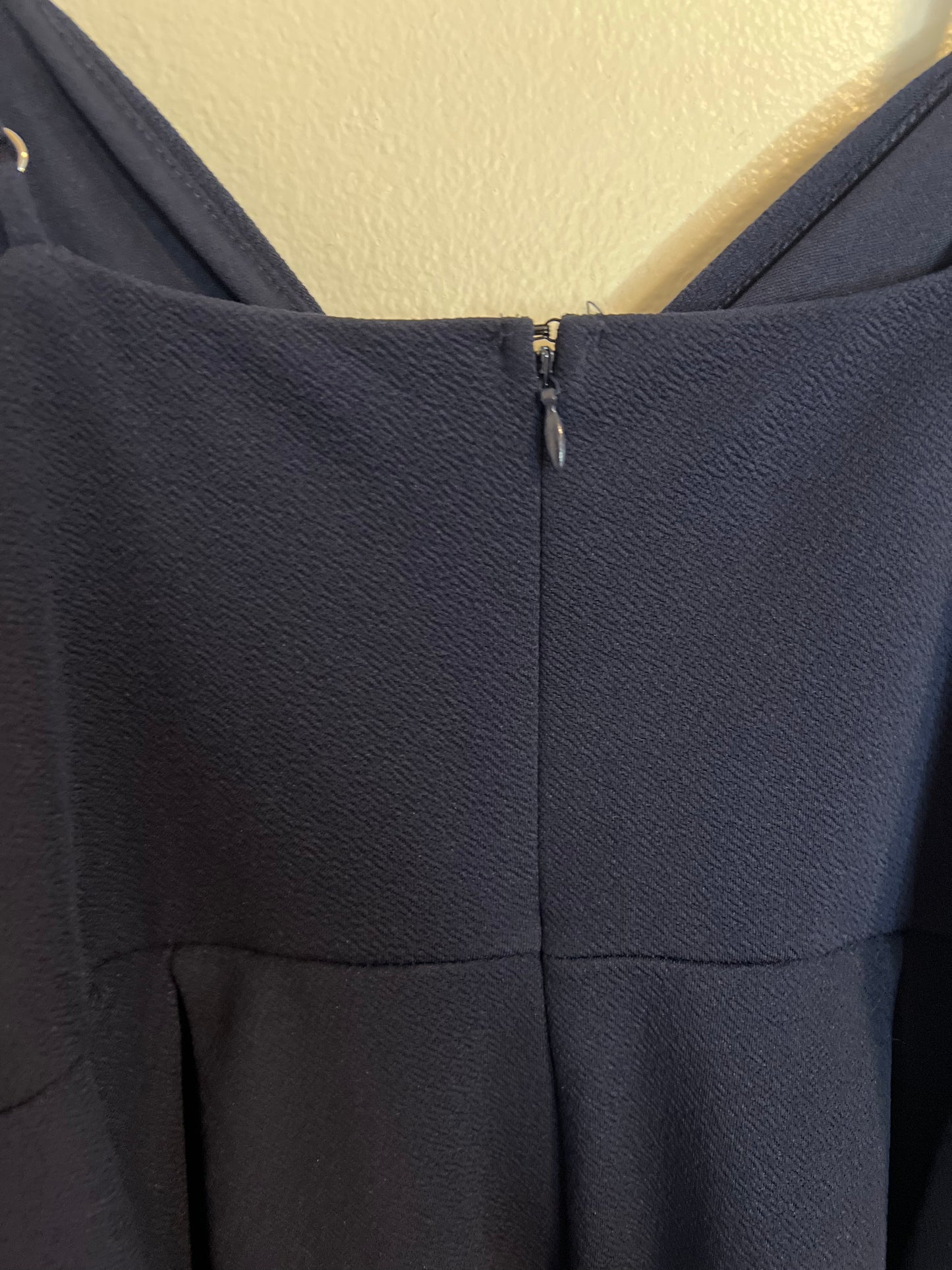 Fervour Navy Blue ModCloth Fit And Flare Dress