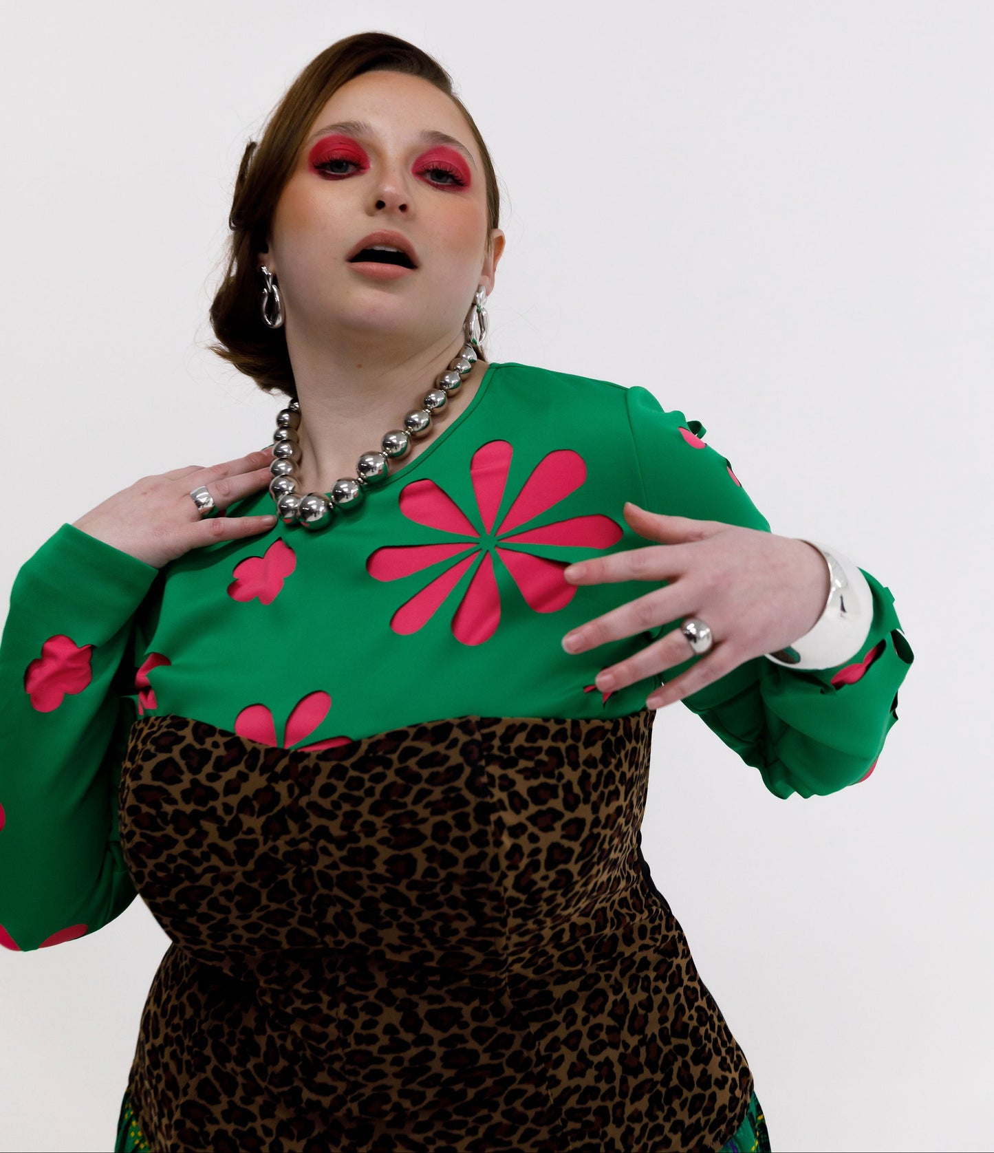 Tyler McGillivary Flower Cutout Top