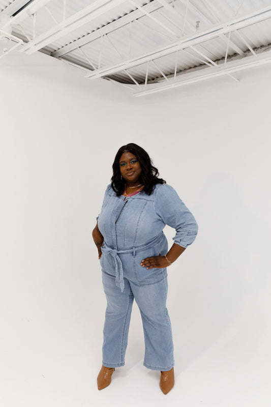 Lane Bryant Denim Jumpsuit