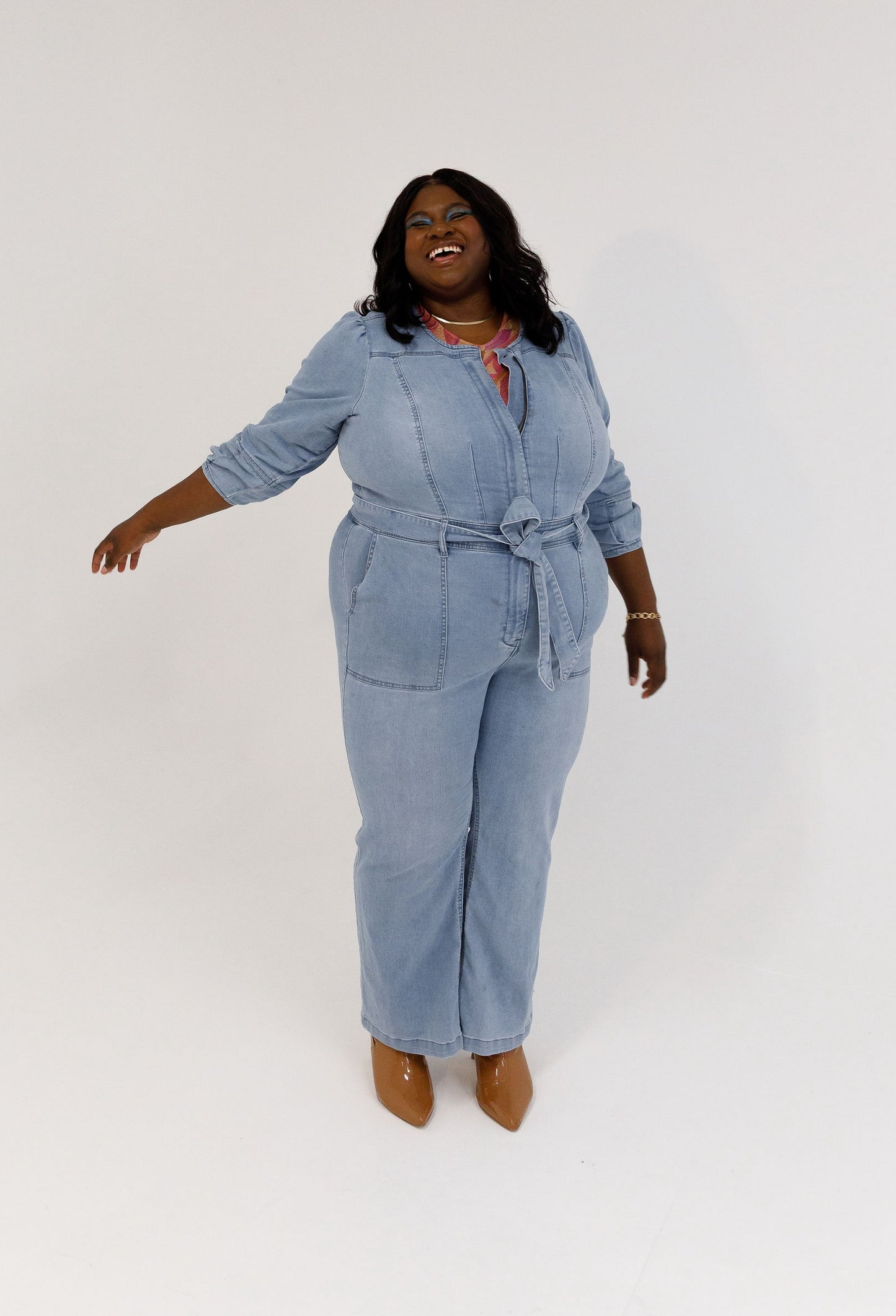 Lane Bryant Denim Jumpsuit