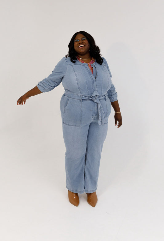 Lane Bryant Denim Jumpsuit