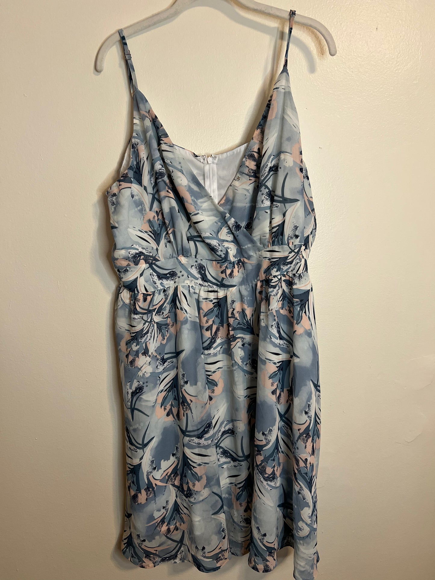 Hailey & Co Multicolor Blue Mini Dress