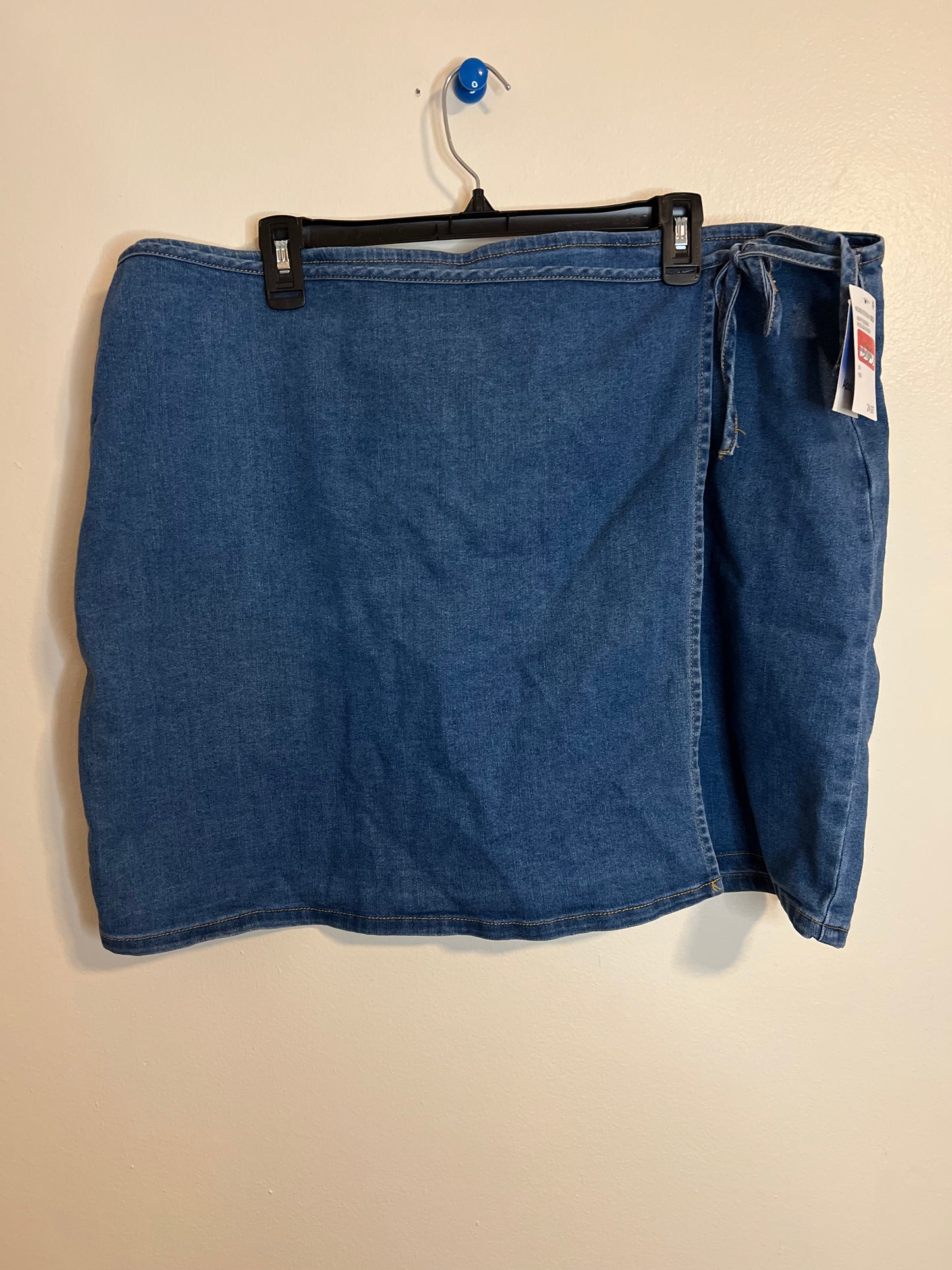 Abound Faux Wrap Denim Skirt