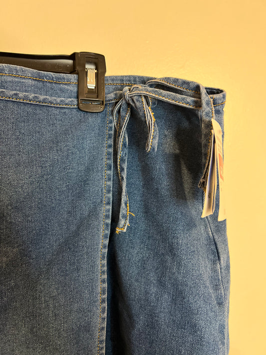 Abound Faux Wrap Denim Skirt