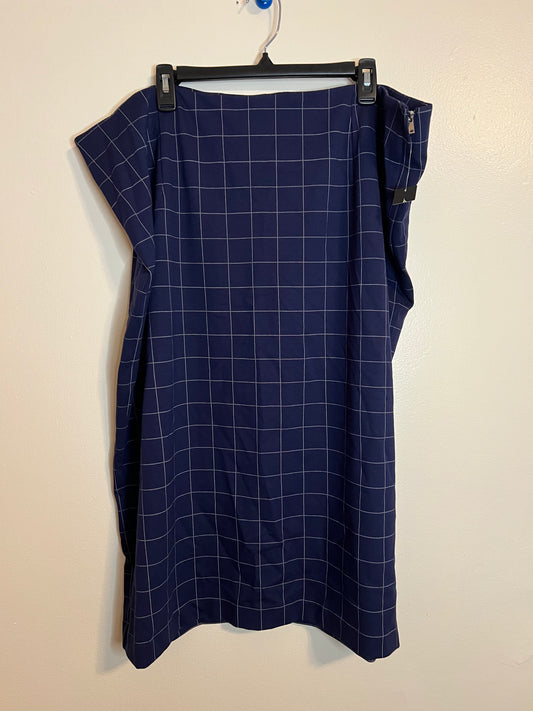 Lord & Taylor Blue Pencil Skirt