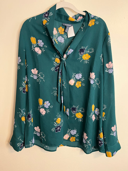 Modcloth Floral Blouse