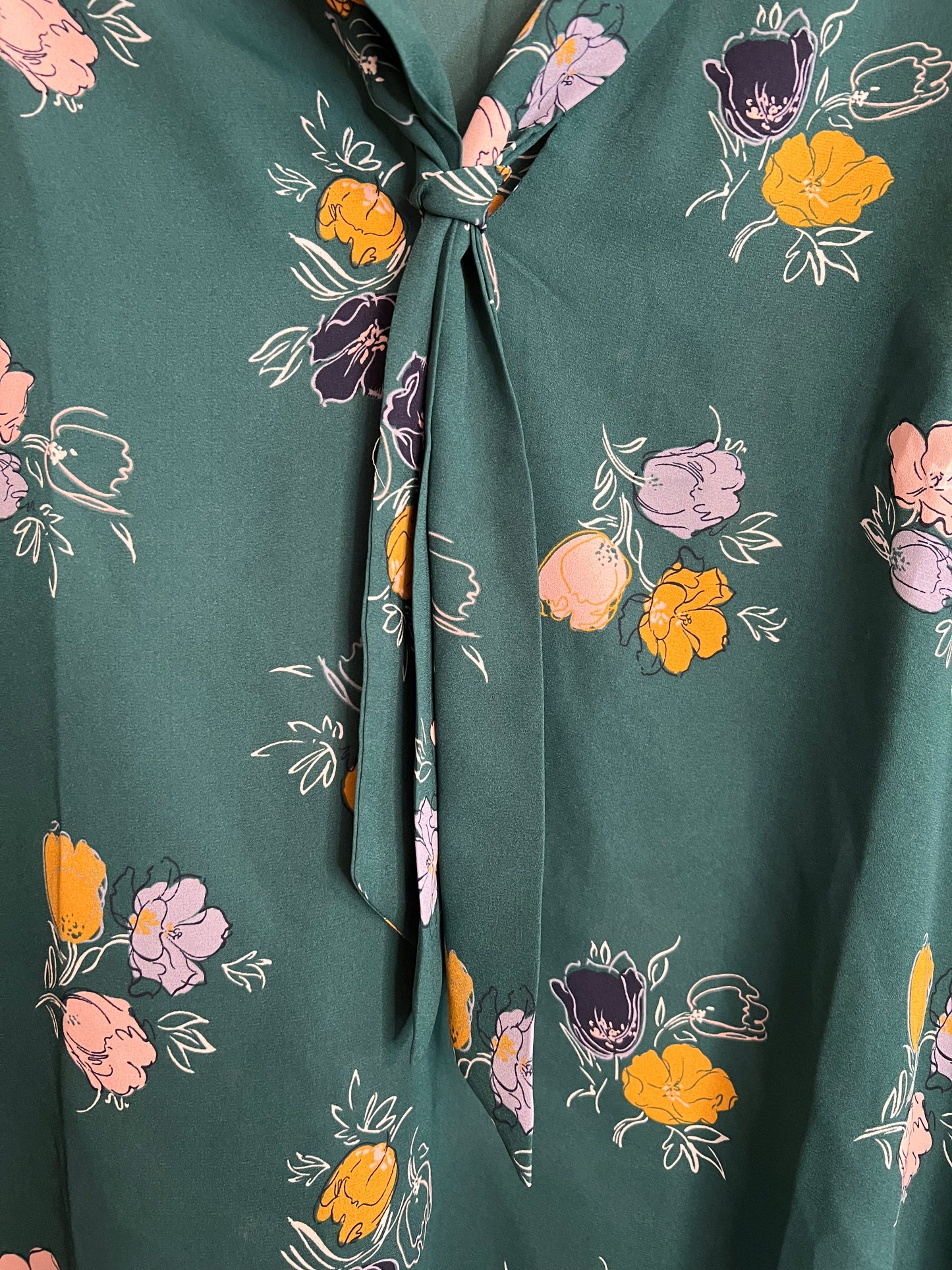 Modcloth Floral Blouse