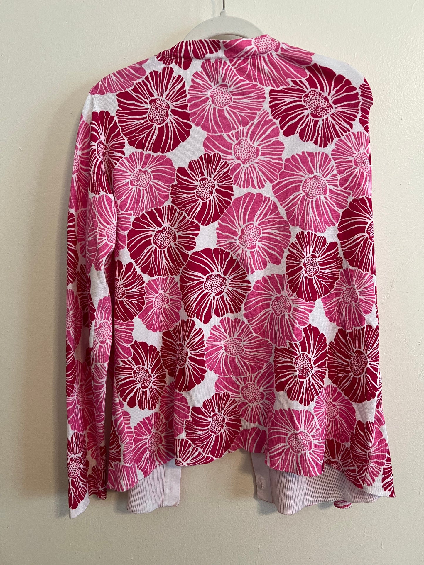 White Stag Pink Floral Cardigan