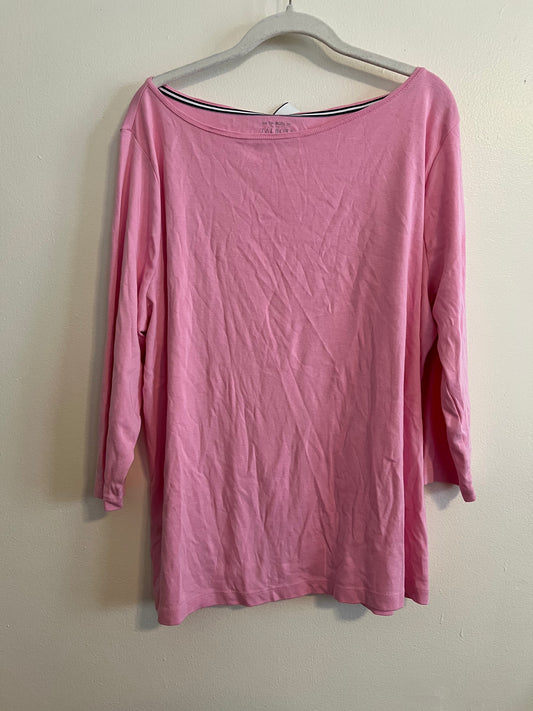 Talbots Pink Long Sleeve Top